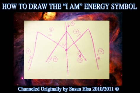 I AM Energy Symbol: How to Draw it into the Aura © Archangel Michaels Marriage